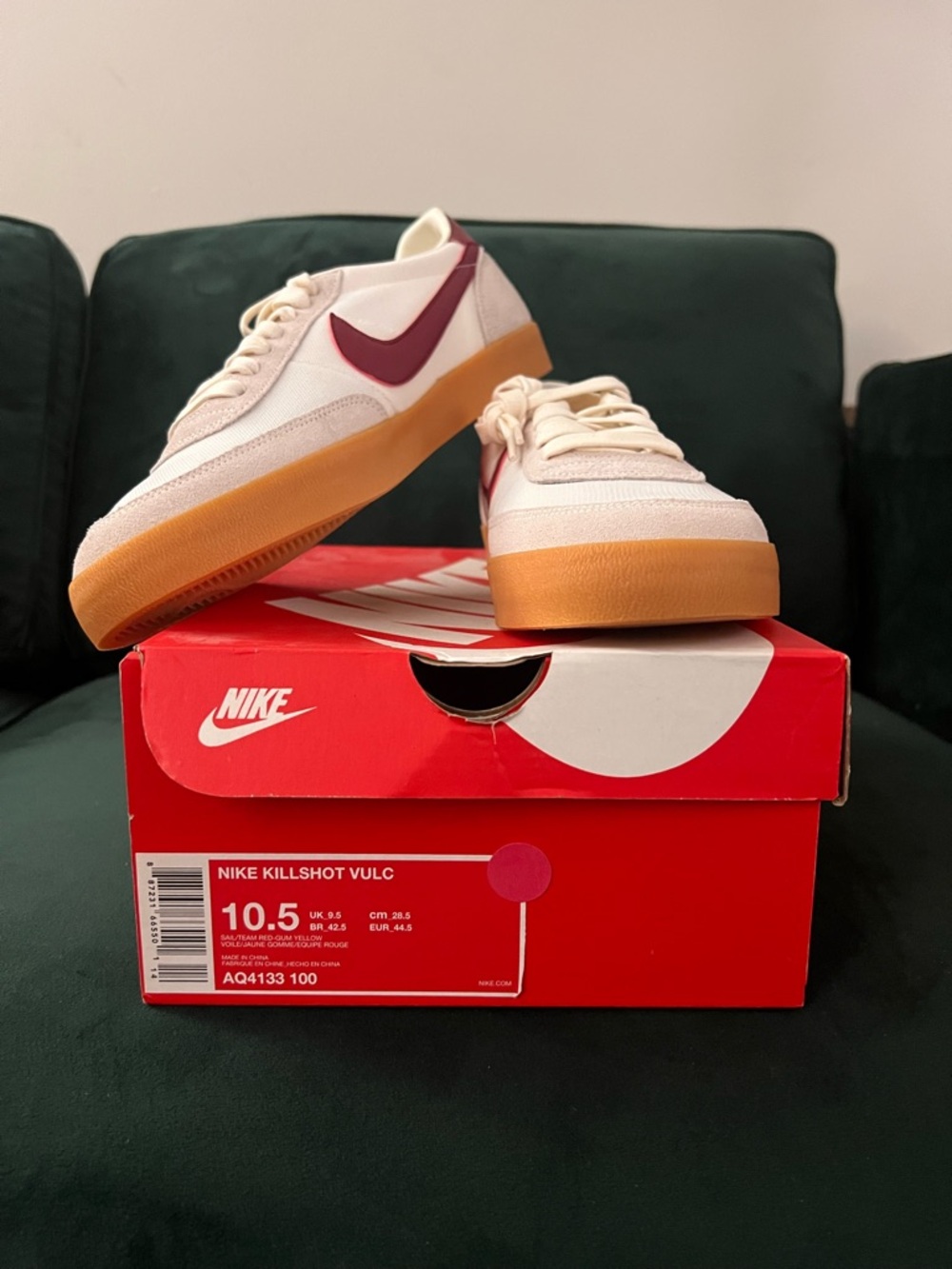 Nike Red Shoe Box with White Logo